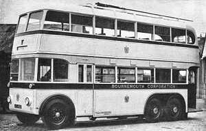 Bournemouth trolley  bus